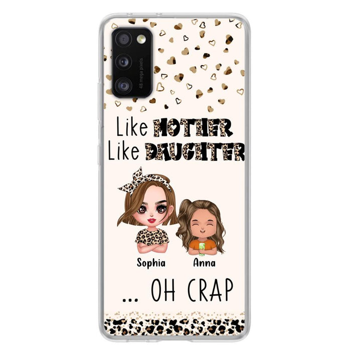 Custom Personalized Mother Phone Case - Mom With Upto 7 Children - Mother's Day Gift To Mom - Like Mother Like Daughter - Case For iPhone And Samsung