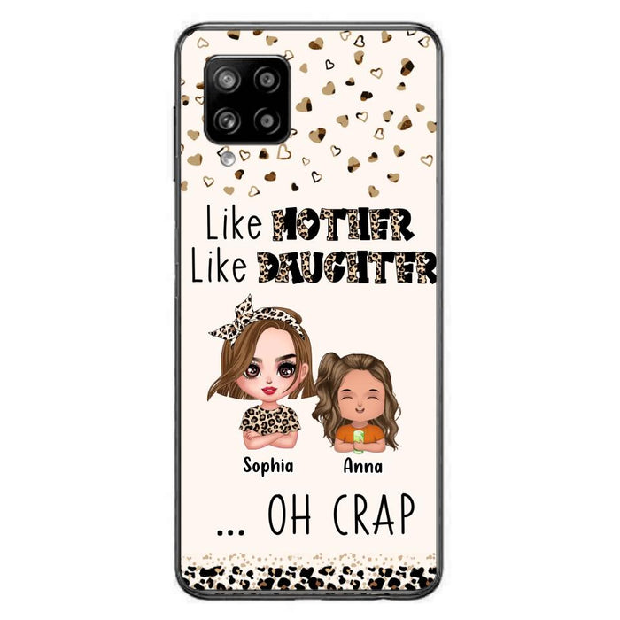 Custom Personalized Mother Phone Case - Mom With Upto 7 Children - Mother's Day Gift To Mom - Like Mother Like Daughter - Case For iPhone And Samsung