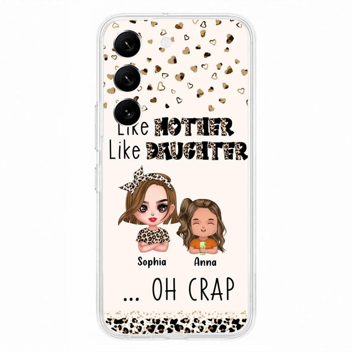 Custom Personalized Mother Phone Case - Mom With Upto 7 Children - Mother's Day Gift To Mom - Like Mother Like Daughter - Case For iPhone And Samsung