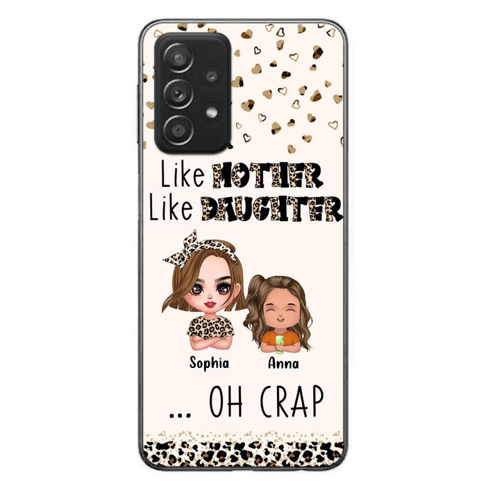 Custom Personalized Mother Phone Case - Mom With Upto 7 Children - Mother's Day Gift To Mom - Like Mother Like Daughter - Case For iPhone And Samsung