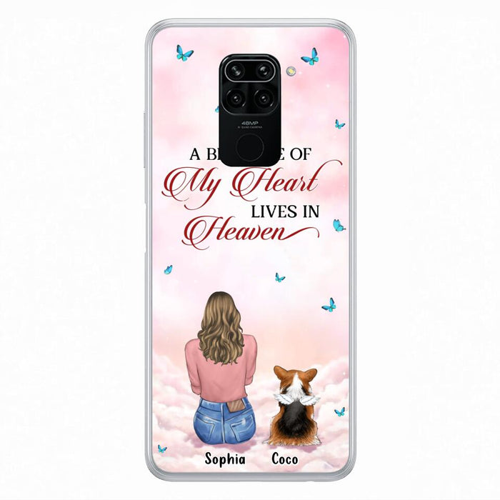 Custom Personalized Memorial Pet Phone Case - Upto 4 Pets - Memorial Gift Idea For Dog/Cat Owner - A Big Piece Of My Heart Lives In Heaven - Case For Xiaomi/Oppo/Huawei