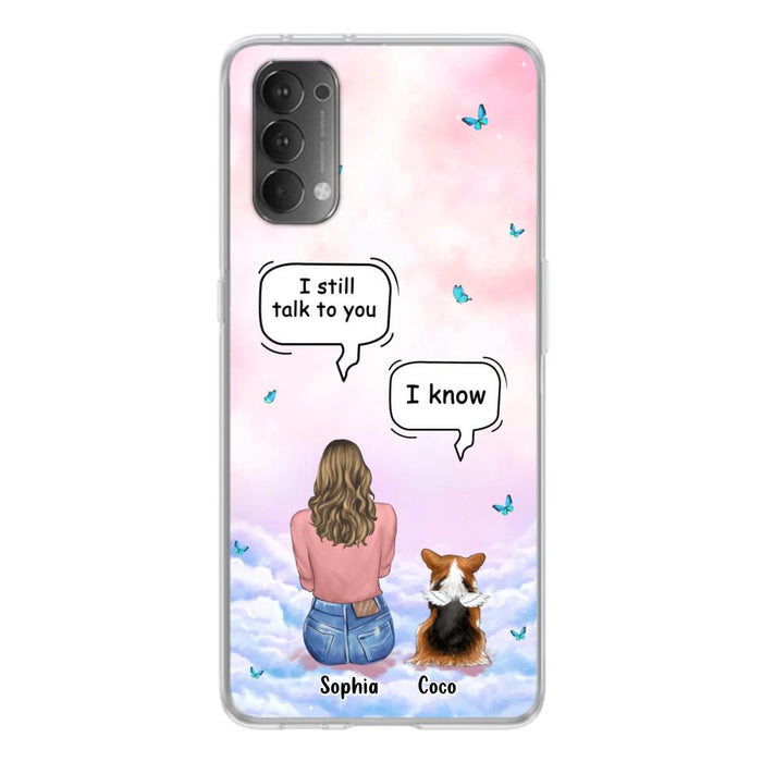 Custom Personalized Memorial Pet Phone Case - Upto 4 Pets - Memorial Gift Idea For Dog/Cat Lover - I Still Talk To You - Case For Xiaomi/Oppo/Huawei