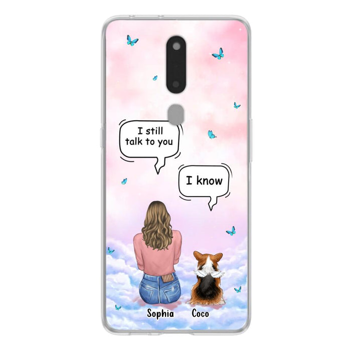 Custom Personalized Memorial Pet Phone Case - Upto 4 Pets - Memorial Gift Idea For Dog/Cat Lover - I Still Talk To You - Case For Xiaomi/Oppo/Huawei