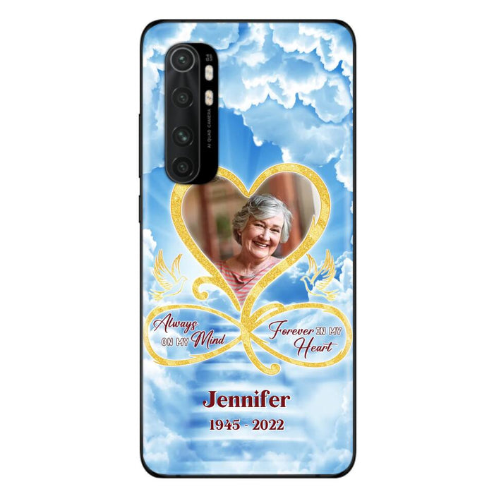 Custom Personalized Memorial Photo Phone Case - Memorial Gift Idea For Mother's Day/Father's Day - Always On My Mind Forever In My Heart - Case for Xiaomi/Huawei/Oppo