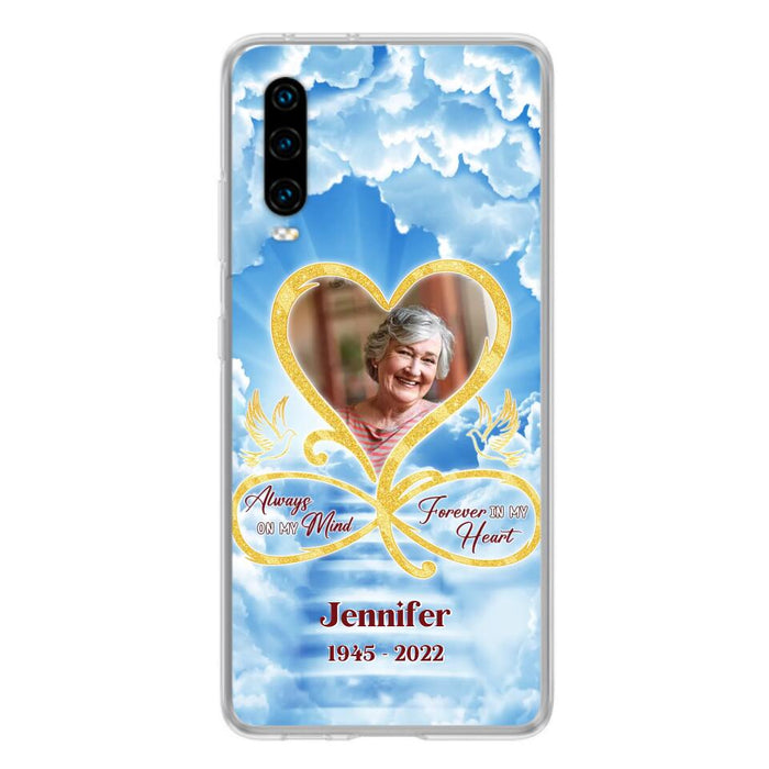 Custom Personalized Memorial Photo Phone Case - Memorial Gift Idea For Mother's Day/Father's Day - Always On My Mind Forever In My Heart - Case for Xiaomi/Huawei/Oppo