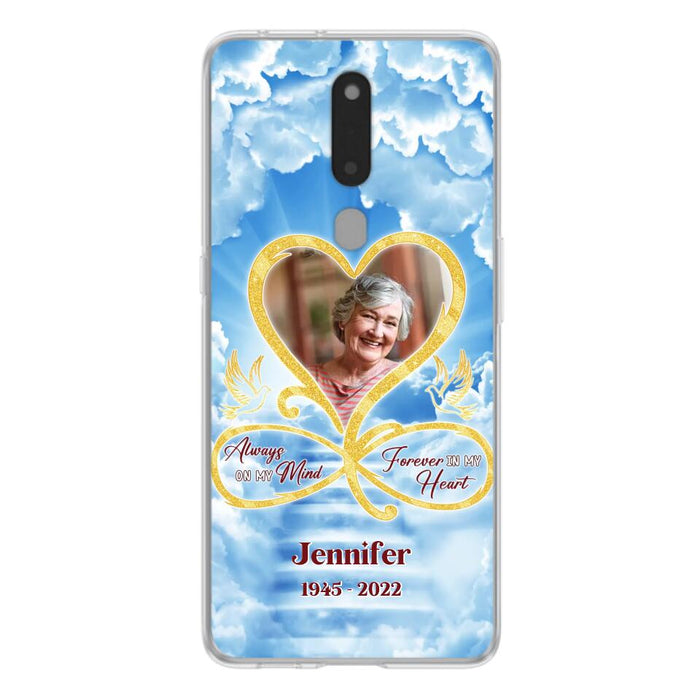 Custom Personalized Memorial Photo Phone Case - Memorial Gift Idea For Mother's Day/Father's Day - Always On My Mind Forever In My Heart - Case for Xiaomi/Huawei/Oppo