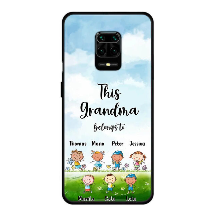 Custom Personalized Grandma Phone Case - Gift Idea For Grandma/Mother's Day - Upto 7 Kids - This Grandma Belongs To - Case For Oppo, Xiaomi & Huawei