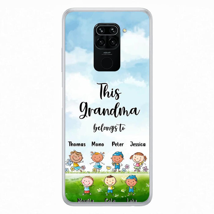 Custom Personalized Grandma Phone Case - Gift Idea For Grandma/Mother's Day - Upto 7 Kids - This Grandma Belongs To - Case For Oppo, Xiaomi & Huawei