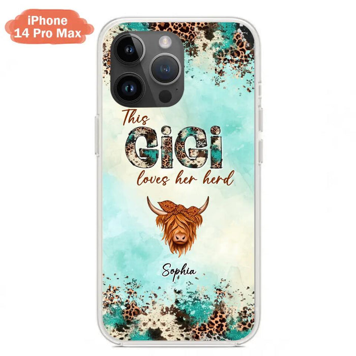 Custom Personalized This Gigi Love Her Herd Phone Case For iPhone/ Samsung - Mother's Day Gift Idea For Mom/ Grandma