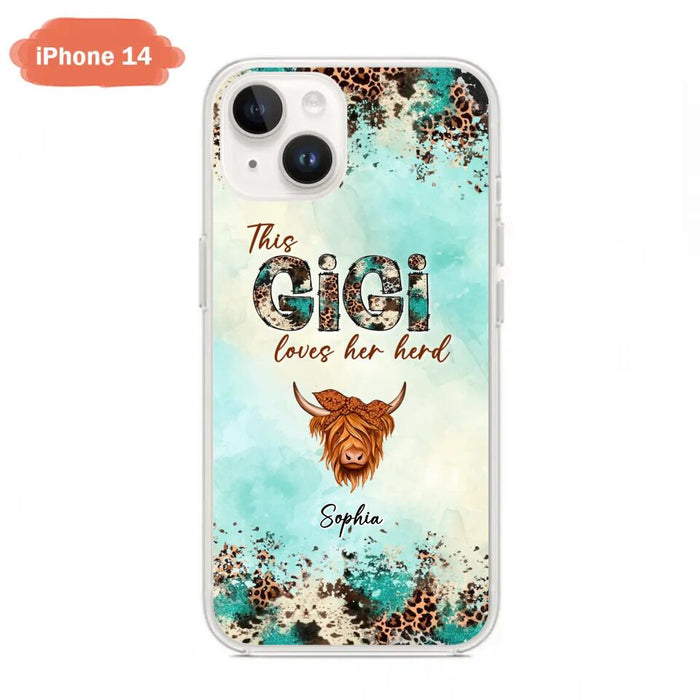 Custom Personalized This Gigi Love Her Herd Phone Case For iPhone/ Samsung - Mother's Day Gift Idea For Mom/ Grandma