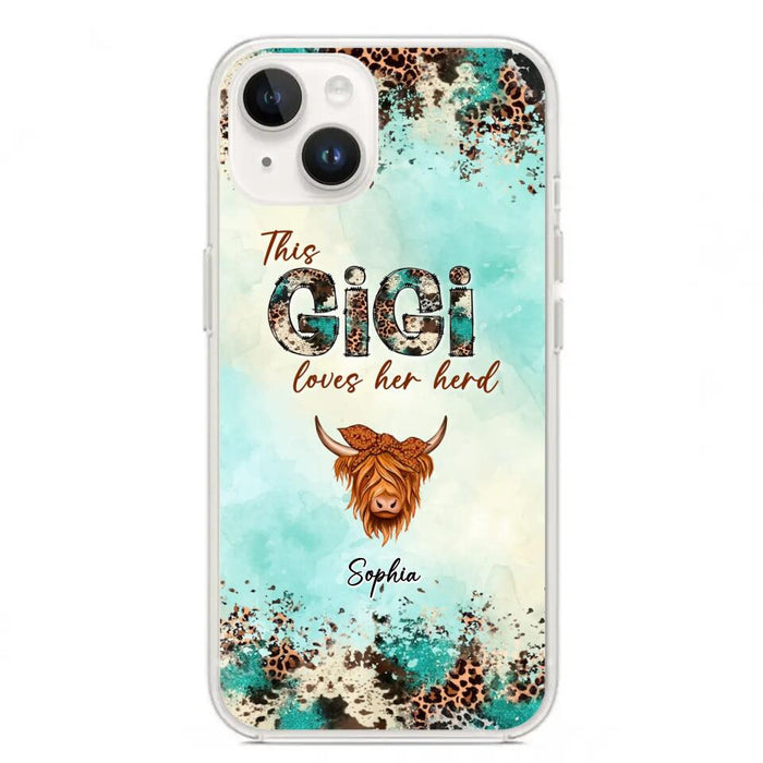 Custom Personalized This Gigi Love Her Herd Phone Case For iPhone/ Samsung - Mother's Day Gift Idea For Mom/ Grandma