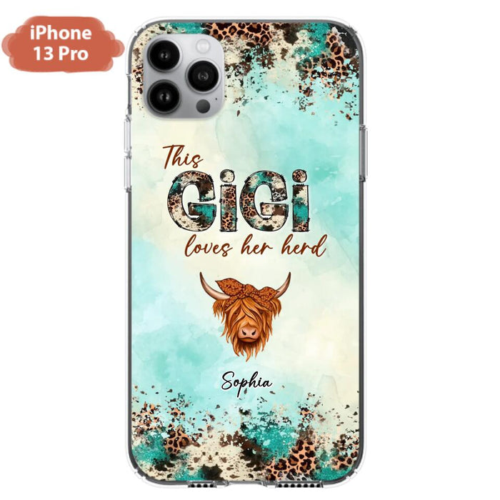 Custom Personalized This Gigi Love Her Herd Phone Case For iPhone/ Samsung - Mother's Day Gift Idea For Mom/ Grandma