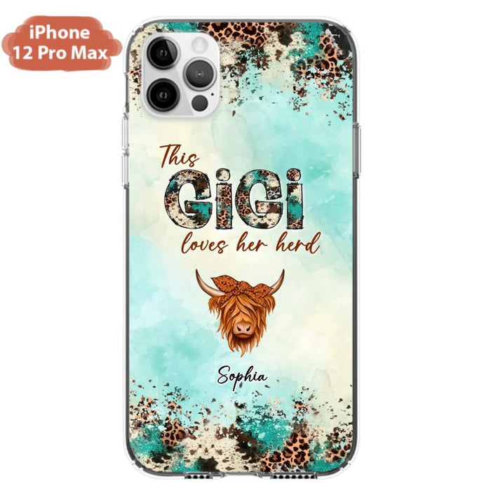 Custom Personalized This Gigi Love Her Herd Phone Case For iPhone/ Samsung - Mother's Day Gift Idea For Mom/ Grandma