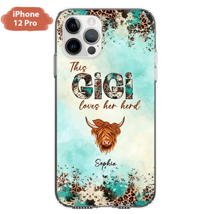 Custom Personalized This Gigi Love Her Herd Phone Case For iPhone/ Samsung - Mother's Day Gift Idea For Mom/ Grandma