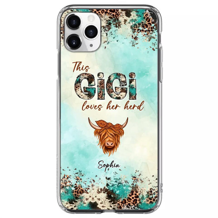 Custom Personalized This Gigi Love Her Herd Phone Case For iPhone/ Samsung - Mother's Day Gift Idea For Mom/ Grandma