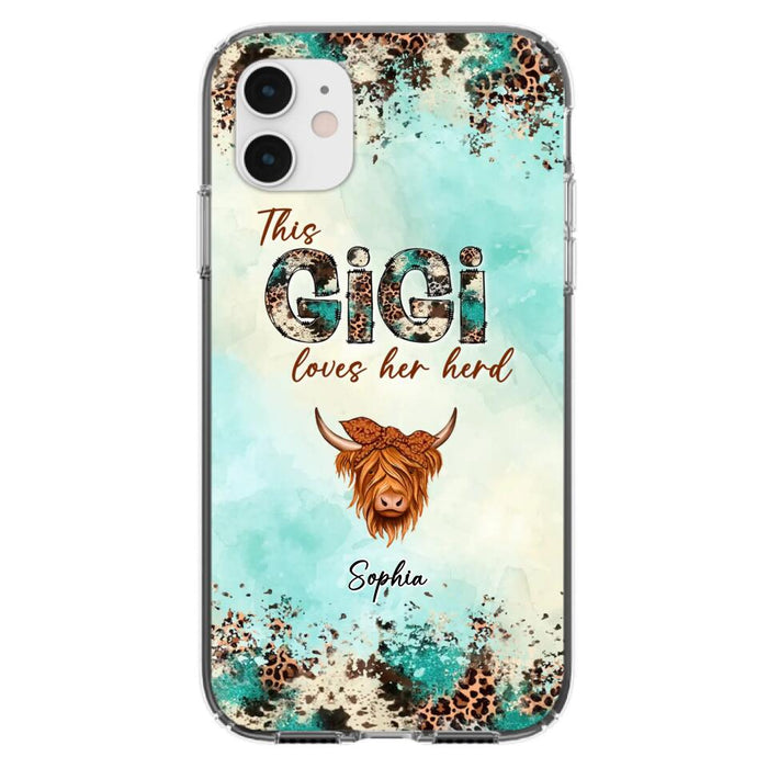 Custom Personalized This Gigi Love Her Herd Phone Case For iPhone/ Samsung - Mother's Day Gift Idea For Mom/ Grandma