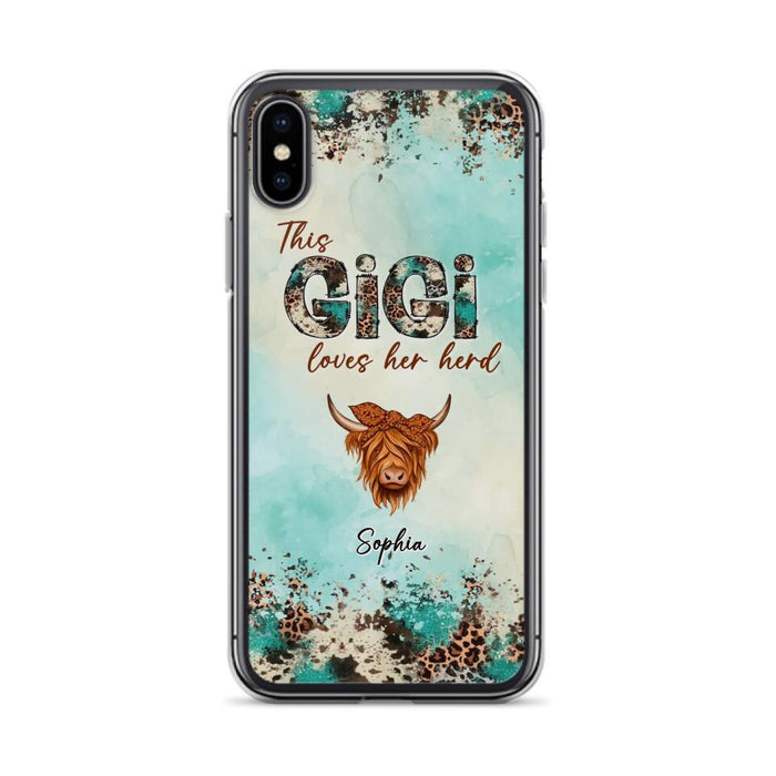 Custom Personalized This Gigi Love Her Herd Phone Case For iPhone/ Samsung - Mother's Day Gift Idea For Mom/ Grandma