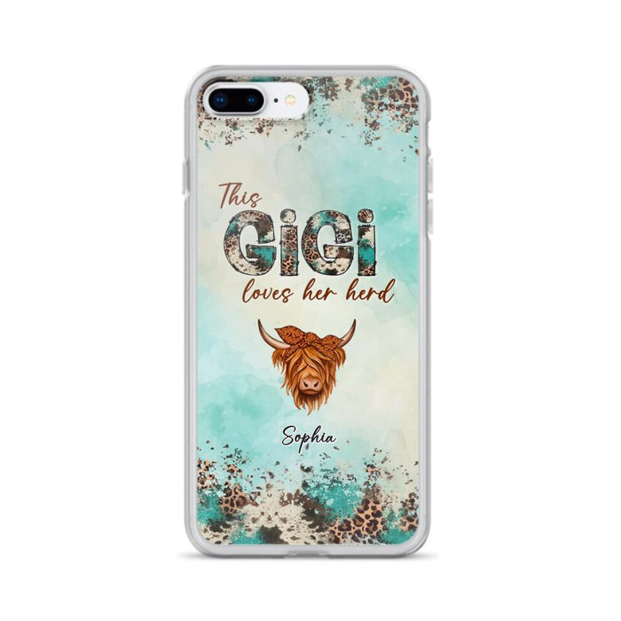 Custom Personalized This Gigi Love Her Herd Phone Case For iPhone/ Samsung - Mother's Day Gift Idea For Mom/ Grandma