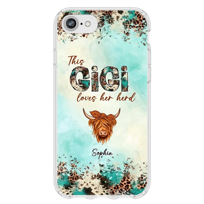 Custom Personalized This Gigi Love Her Herd Phone Case For iPhone/ Samsung - Mother's Day Gift Idea For Mom/ Grandma