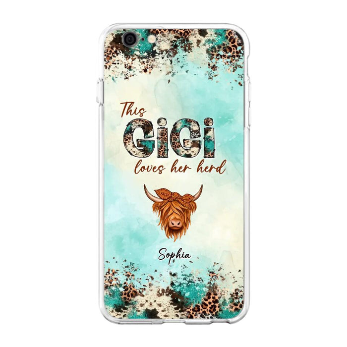 Custom Personalized This Gigi Love Her Herd Phone Case For iPhone/ Samsung - Mother's Day Gift Idea For Mom/ Grandma