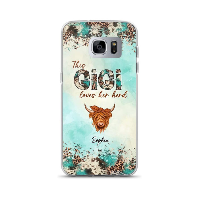 Custom Personalized This Gigi Love Her Herd Phone Case For iPhone/ Samsung - Mother's Day Gift Idea For Mom/ Grandma