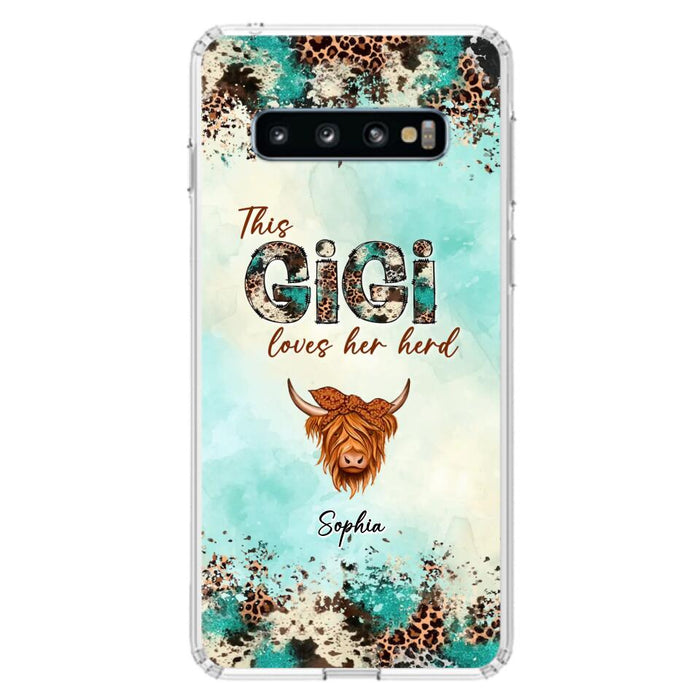 Custom Personalized This Gigi Love Her Herd Phone Case For iPhone/ Samsung - Mother's Day Gift Idea For Mom/ Grandma