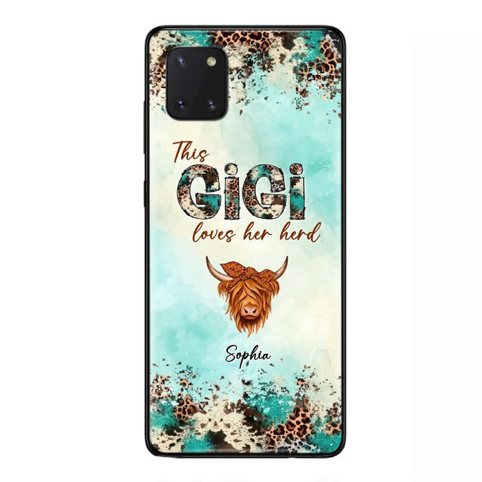 Custom Personalized This Gigi Love Her Herd Phone Case For iPhone/ Samsung - Mother's Day Gift Idea For Mom/ Grandma