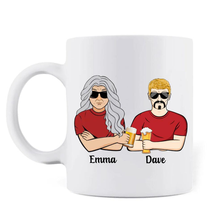 Custom Personalized To Son-In-Law Coffee Mug - Gift Idea For Daughter/Son-In-Law - She's Yours Now No Returns Or Refunds Sorry About That