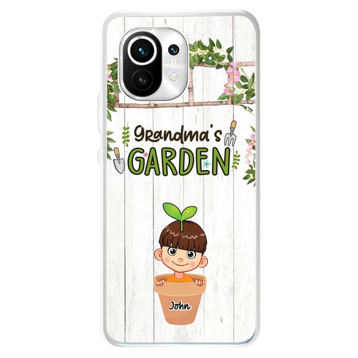 Custom Personalized Grandma's Garden Phone Case - Gift Idea For Grandma/ Mother's Day Gift - Up to 10 Kids - Case for Xiaomi/Oppo/Huawei