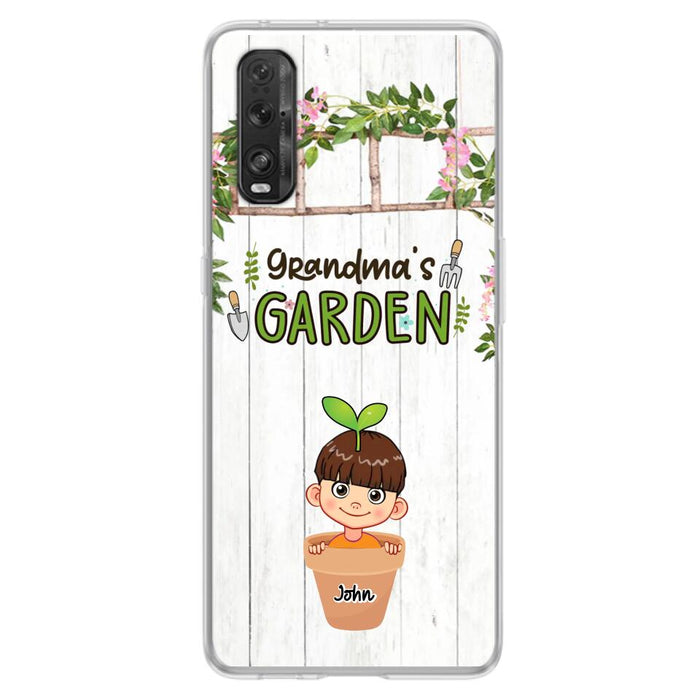 Custom Personalized Grandma's Garden Phone Case - Gift Idea For Grandma/ Mother's Day Gift - Up to 10 Kids - Case for Xiaomi/Oppo/Huawei