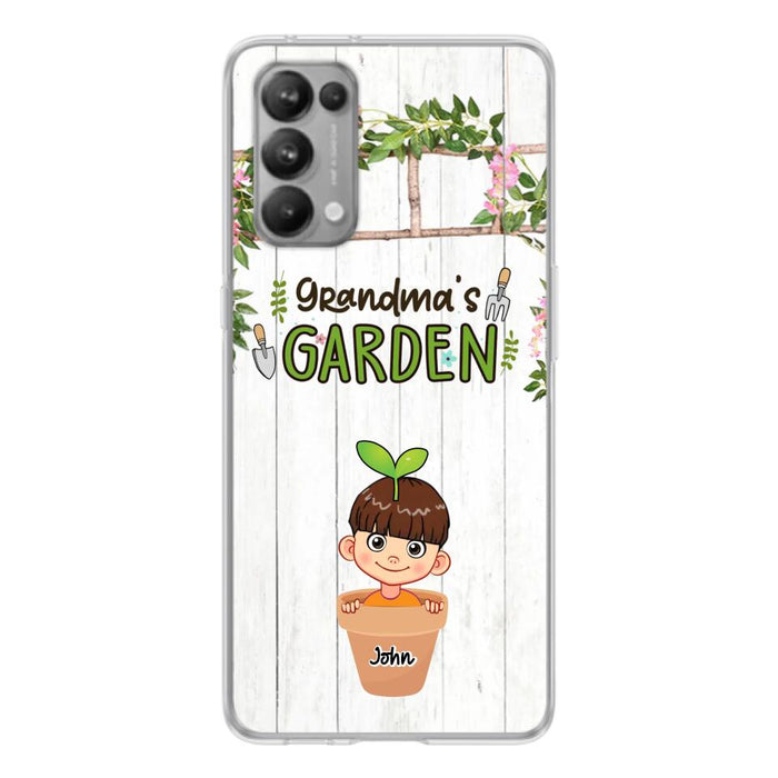 Custom Personalized Grandma's Garden Phone Case - Gift Idea For Grandma/ Mother's Day Gift - Up to 10 Kids - Case for Xiaomi/Oppo/Huawei