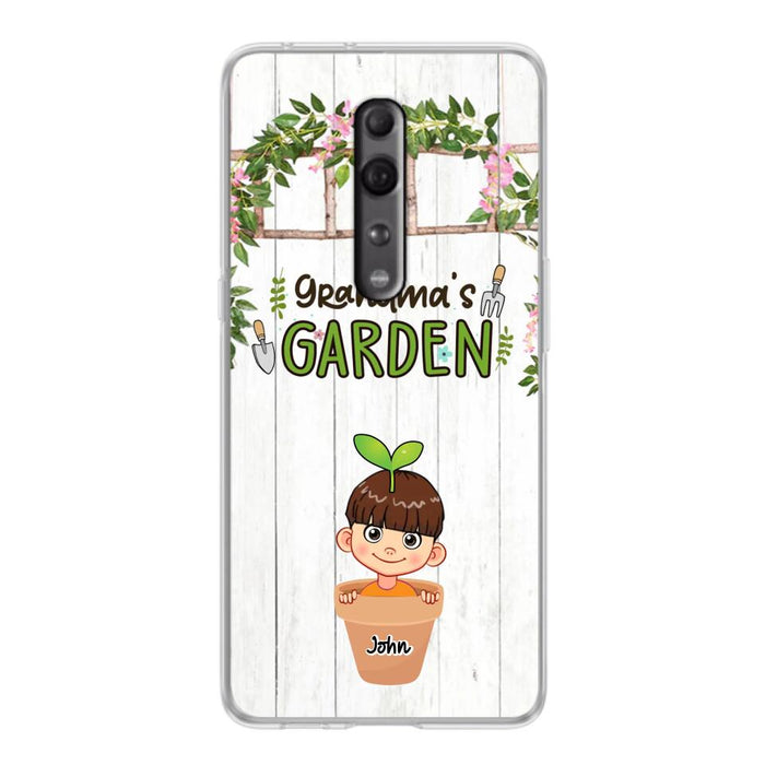 Custom Personalized Grandma's Garden Phone Case - Gift Idea For Grandma/ Mother's Day Gift - Up to 10 Kids - Case for Xiaomi/Oppo/Huawei