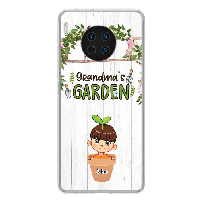 Custom Personalized Grandma's Garden Phone Case - Gift Idea For Grandma/ Mother's Day Gift - Up to 10 Kids - Case for Xiaomi/Oppo/Huawei