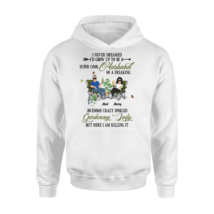 Customer Personalized Plantaholic Shirt/Long sleeve/Sweatshirt/Hoodie - Gift for Gardeners, Gardening Lover - I Garden So I Don't Choke People Save A Life Send Mulch