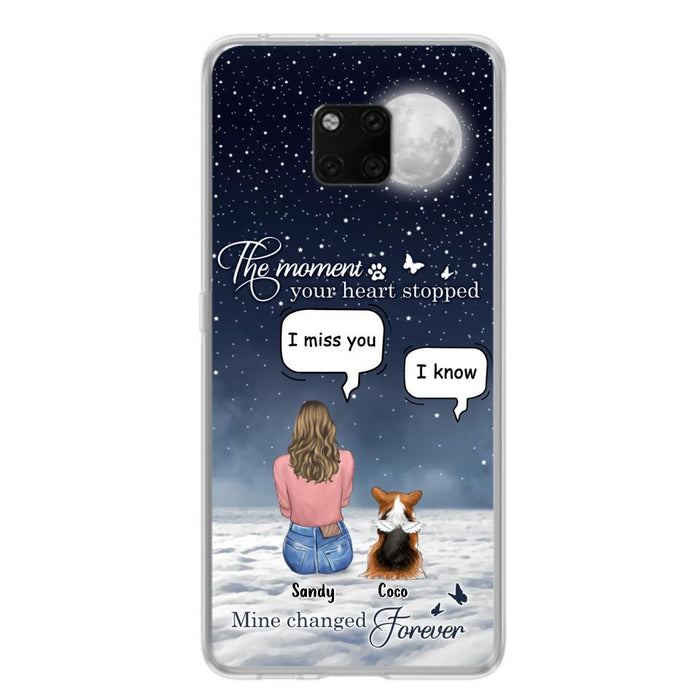 Custom Personalized Memorial Pet Phone Case - Memorial Gift Idea For Dog Owners/Mother's Day - The Moment Your Heart Stopped Mine Changed Forever - Case for Xiaomi/Huawei/Oppo