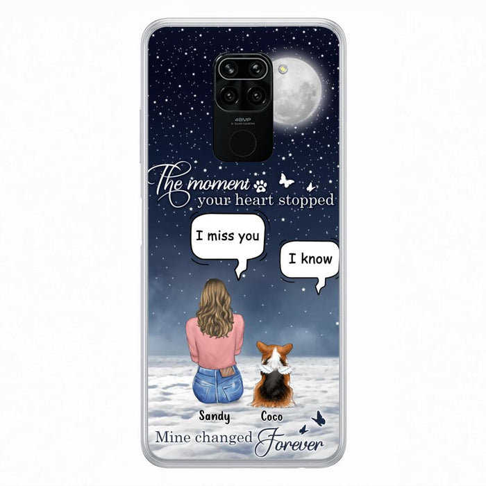 Custom Personalized Memorial Pet Phone Case - Memorial Gift Idea For Dog Owners/Mother's Day - The Moment Your Heart Stopped Mine Changed Forever - Case for Xiaomi/Huawei/Oppo