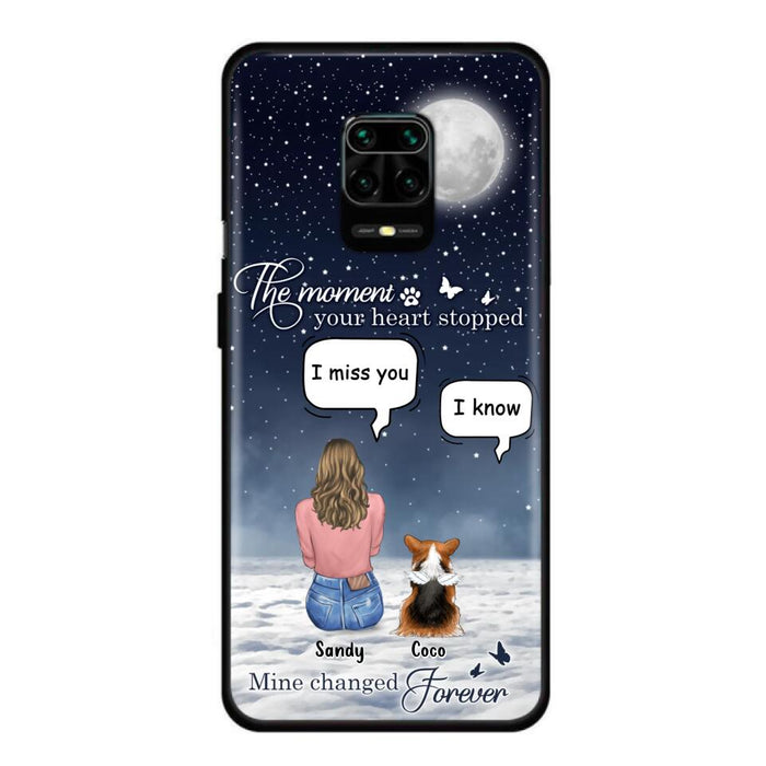 Custom Personalized Memorial Pet Phone Case - Memorial Gift Idea For Dog Owners/Mother's Day - The Moment Your Heart Stopped Mine Changed Forever - Case for Xiaomi/Huawei/Oppo