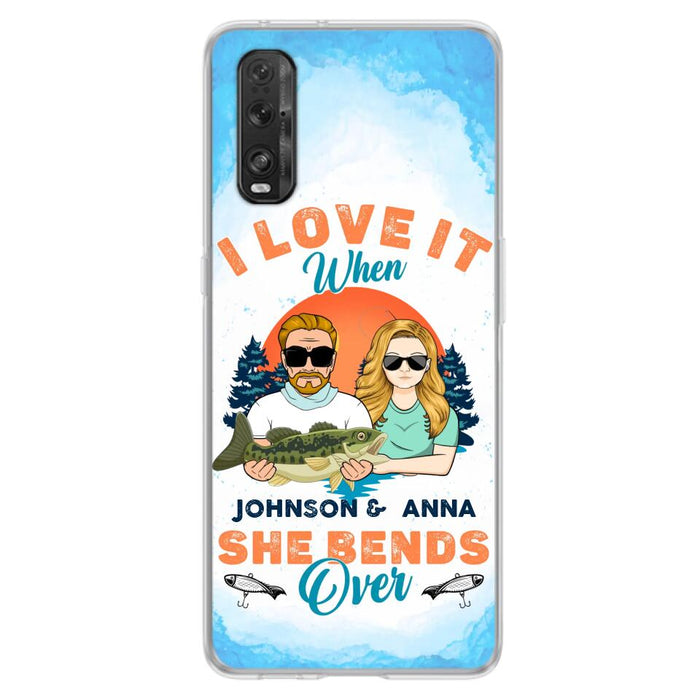 Custom Personalized Fishing Couple Phone Case - Gift Idea For Couple/ Gift To Him/ Her/ Fishing Lover - Case For Xiaomi/ Oppo/ Huawei