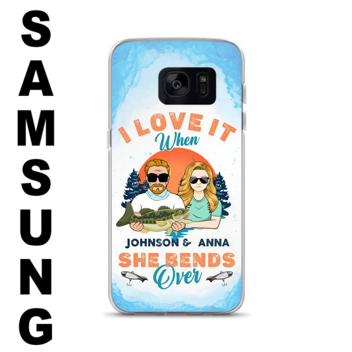 Custom Personalized Fishing Couple Phone Case - Gift Idea For Couple/ Gift To Him/ Her/ Fishing Lover  - Case For iPhone/Samsung