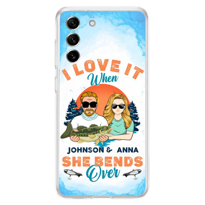 Custom Personalized Fishing Couple Phone Case - Gift Idea For Couple/ Gift To Him/ Her/ Fishing Lover  - Case For iPhone/Samsung