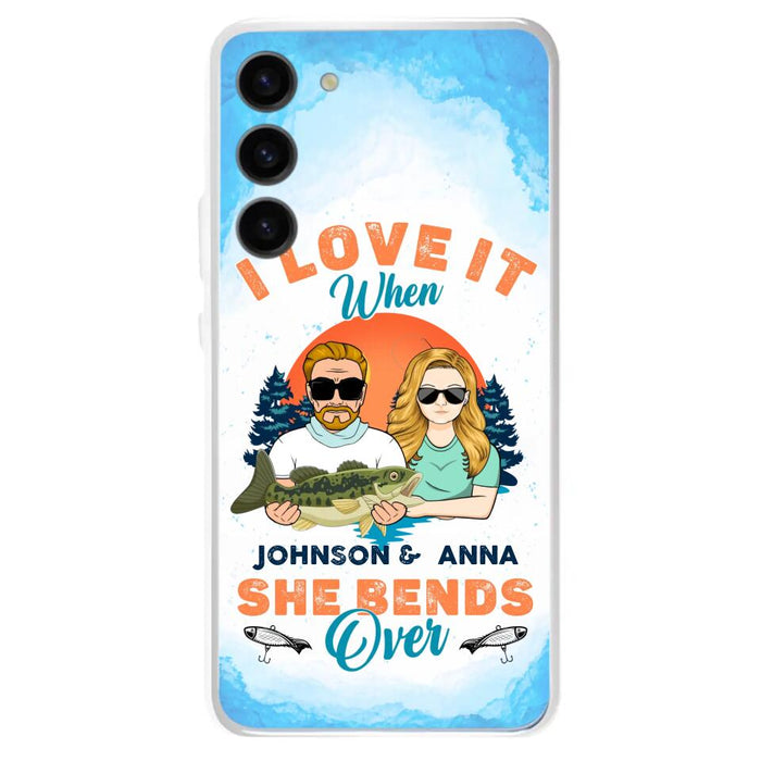 Custom Personalized Fishing Couple Phone Case - Gift Idea For Couple/ Gift To Him/ Her/ Fishing Lover  - Case For iPhone/Samsung