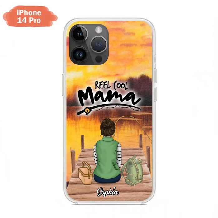 Custom Personalized Fishing Mom Phone Case - Mother's Day Gift Idea For Fishing Lovers - Reel Cool Mama - Case for iPhone/Samsung