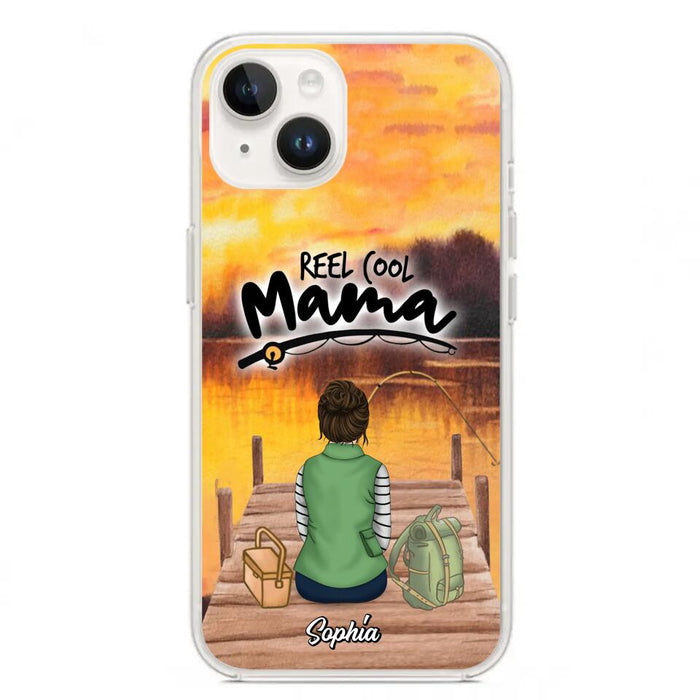 Custom Personalized Fishing Mom Phone Case - Mother's Day Gift Idea For Fishing Lovers - Reel Cool Mama - Case for iPhone/Samsung