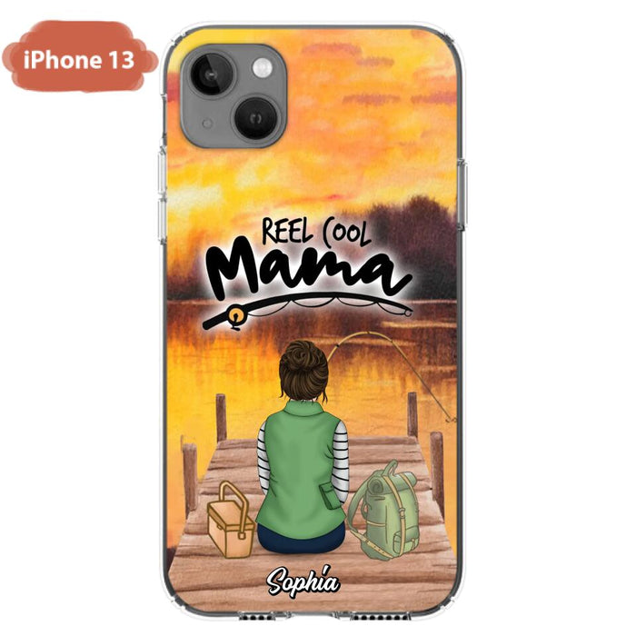 Custom Personalized Fishing Mom Phone Case - Mother's Day Gift Idea For Fishing Lovers - Reel Cool Mama - Case for iPhone/Samsung