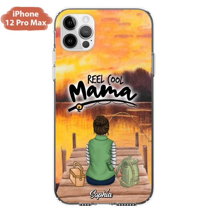 Custom Personalized Fishing Mom Phone Case - Mother's Day Gift Idea For Fishing Lovers - Reel Cool Mama - Case for iPhone/Samsung