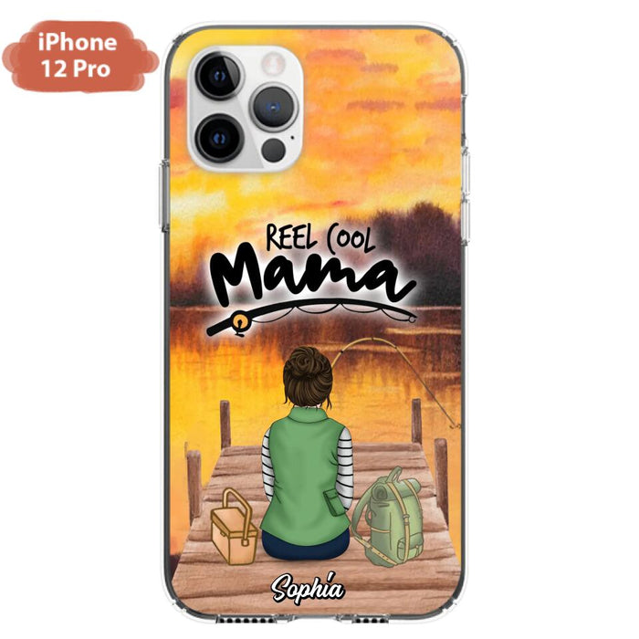 Custom Personalized Fishing Mom Phone Case - Mother's Day Gift Idea For Fishing Lovers - Reel Cool Mama - Case for iPhone/Samsung