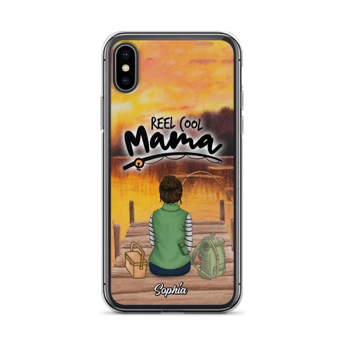 Custom Personalized Fishing Mom Phone Case - Mother's Day Gift Idea For Fishing Lovers - Reel Cool Mama - Case for iPhone/Samsung