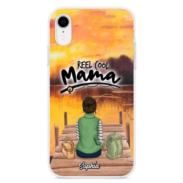 Custom Personalized Fishing Mom Phone Case - Mother's Day Gift Idea For Fishing Lovers - Reel Cool Mama - Case for iPhone/Samsung