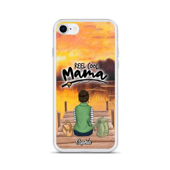 Custom Personalized Fishing Mom Phone Case - Mother's Day Gift Idea For Fishing Lovers - Reel Cool Mama - Case for iPhone/Samsung