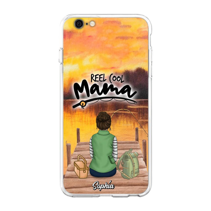 Custom Personalized Fishing Mom Phone Case - Mother's Day Gift Idea For Fishing Lovers - Reel Cool Mama - Case for iPhone/Samsung